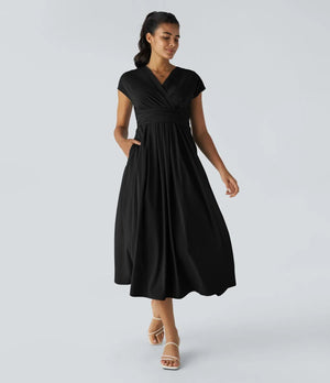 Élise™ | Robe longue fluide et flatteuse pour toutes les occasions - LUNAEVE