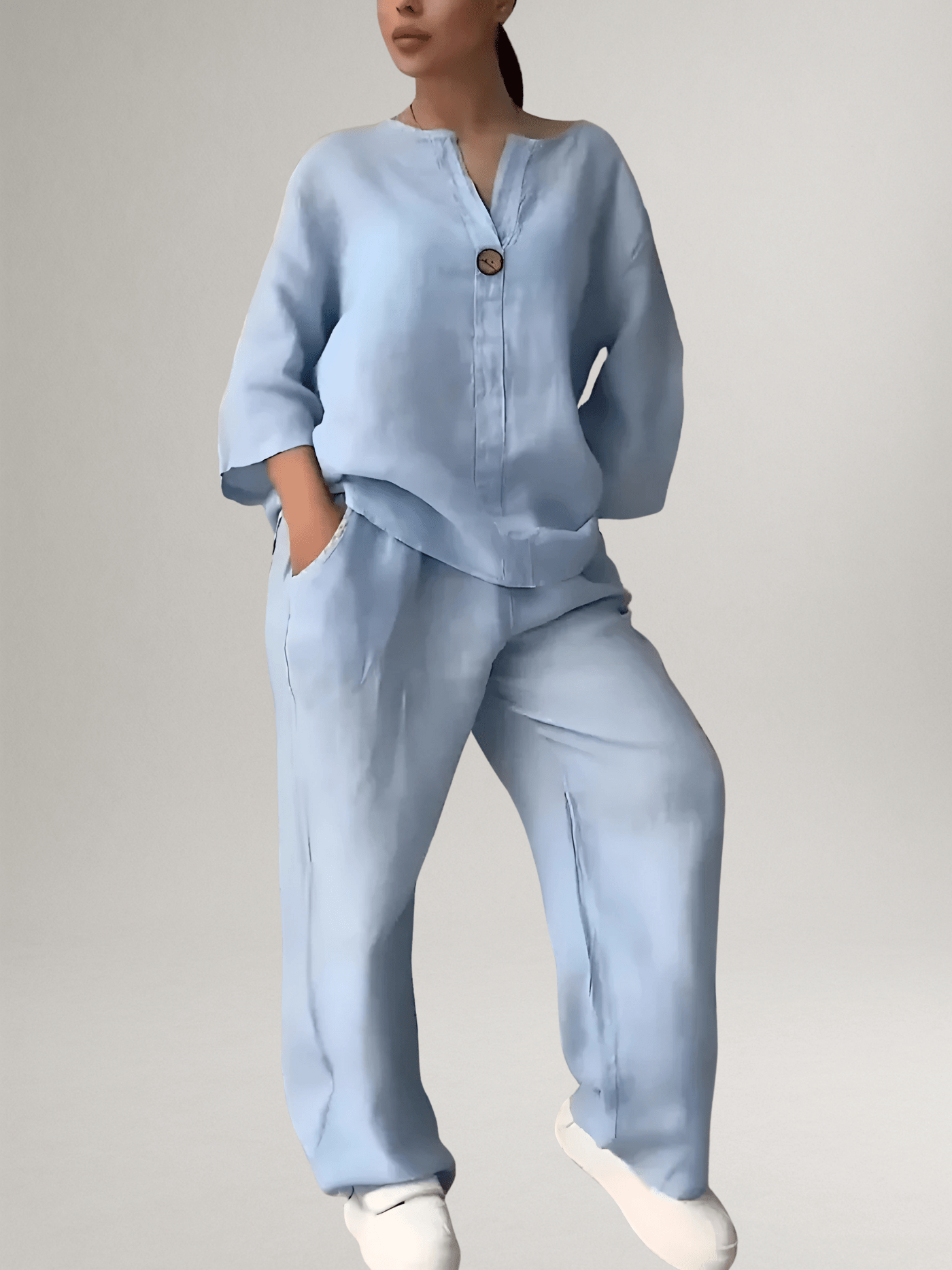 Margherita™ | Ensemble décontracté en lin - LUNAEVE