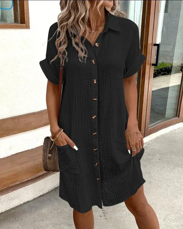 Albine™ | Robe polo chic et décontractée - LUNAEVE