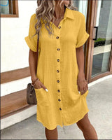 Albine™ | Robe polo chic et décontractée - LUNAEVE