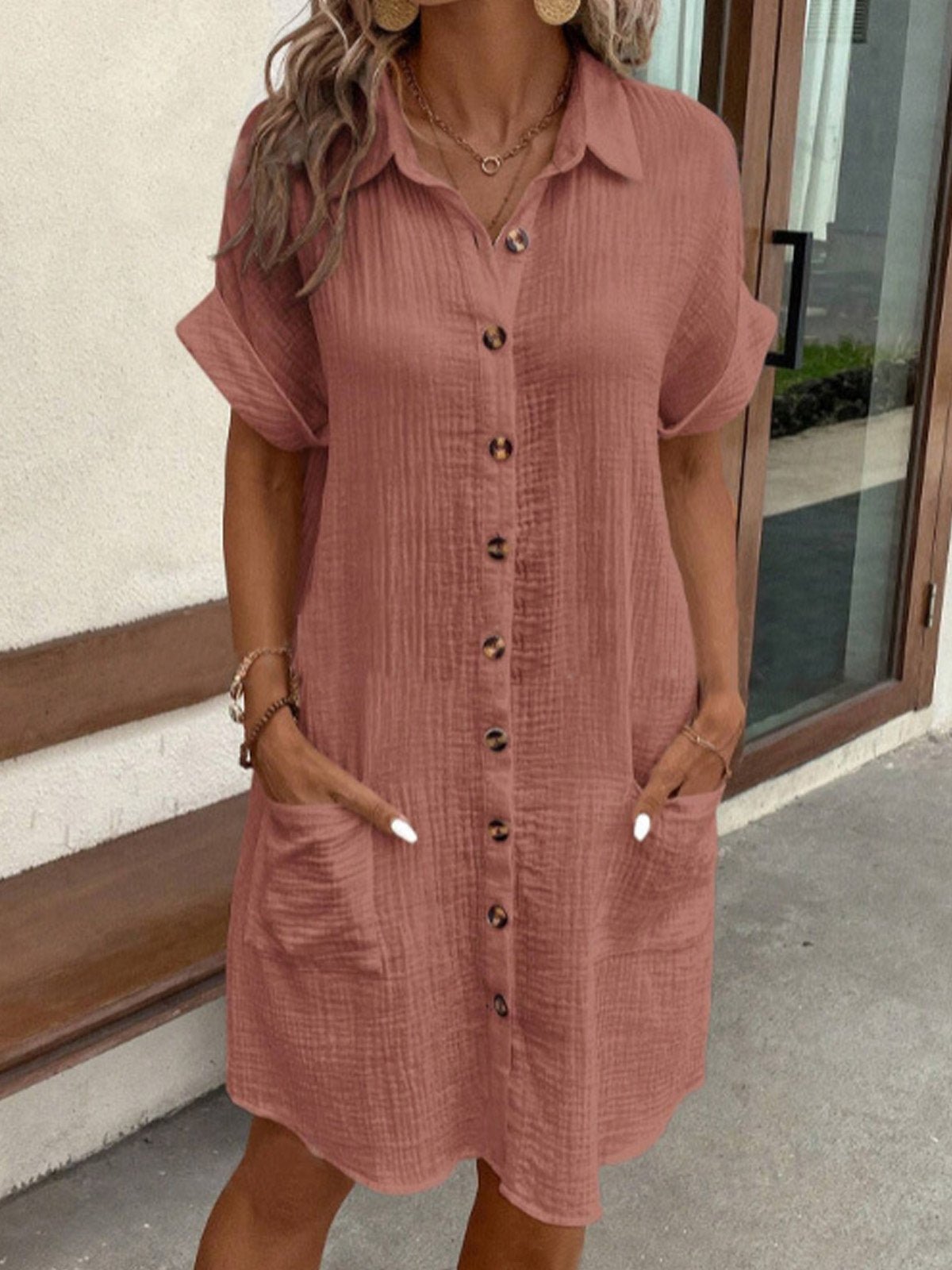 Albine™ | Robe polo chic et décontractée - LUNAEVE
