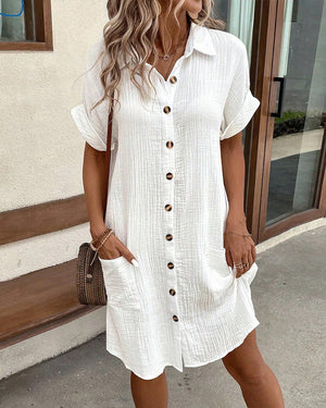 Albine™ | Robe polo chic et décontractée - LUNAEVE