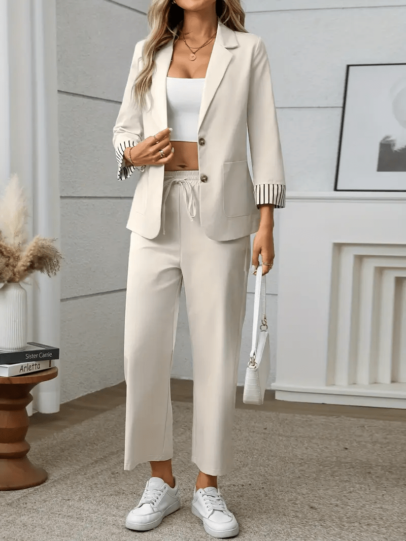 Amélise™ | Ensemble Blazer Femme Chic et Confortable - LUNAEVE