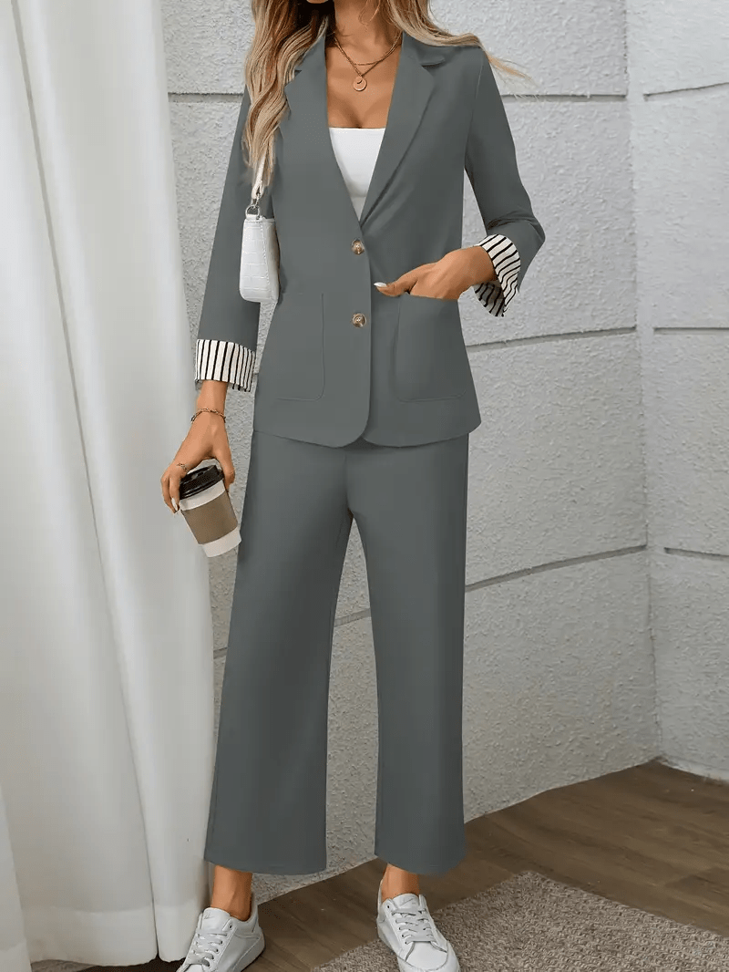 Amélise™ | Ensemble Blazer Femme Chic et Confortable - LUNAEVE