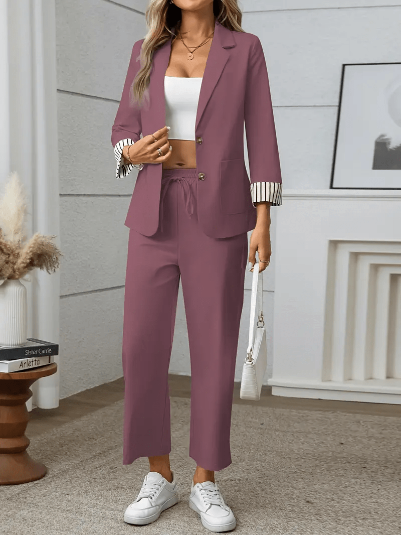 Amélise™ | Ensemble Blazer Femme Chic et Confortable - LUNAEVE