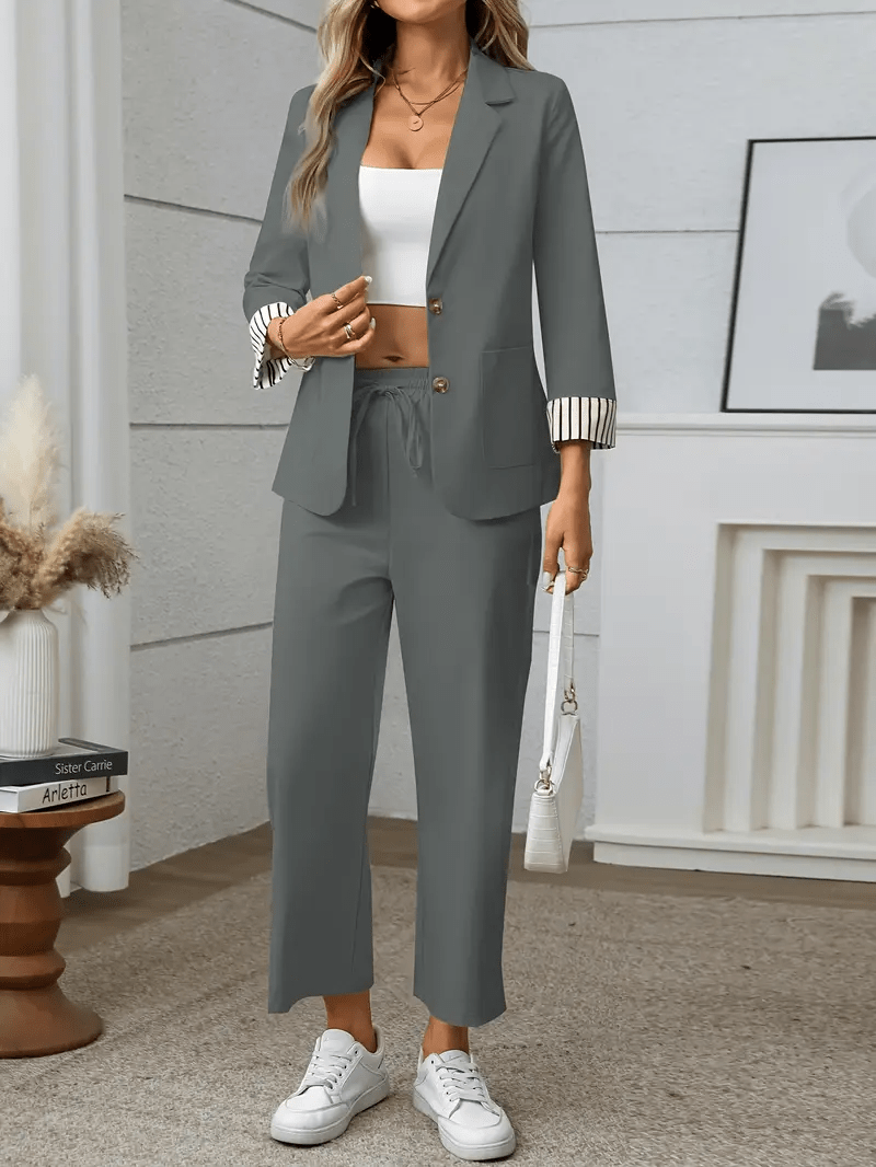 Amélise™ | Ensemble Blazer Femme Chic et Confortable - LUNAEVE