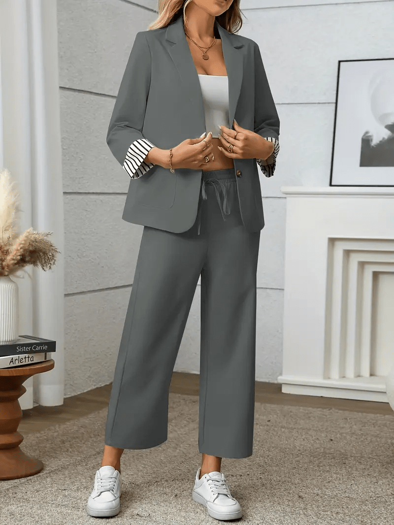 Amélise™ | Ensemble Blazer Femme Chic et Confortable - LUNAEVE