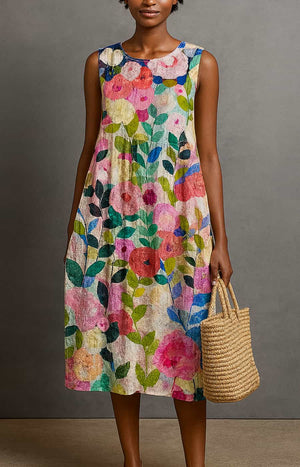 Aubrey™ | Robe midi élégante et décontractée - LUNAEVE