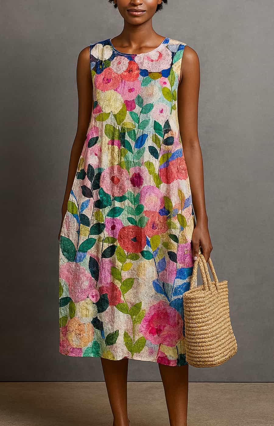 Aubrey™ | Robe midi élégante et décontractée - LUNAEVE