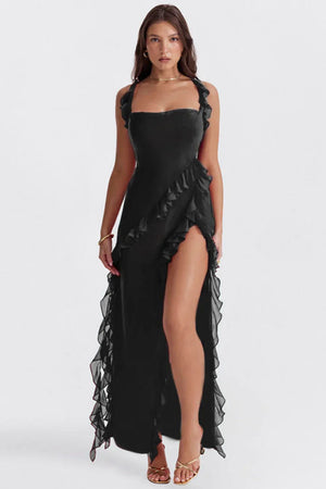 Aveline™ | Robe de soirée à volants élégants - LUNAEVE