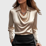 Brooklyn™ | Élégante Blouse en Satin - LUNAEVE
