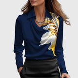 Brooklyn™ | Élégante Blouse en Satin - LUNAEVE