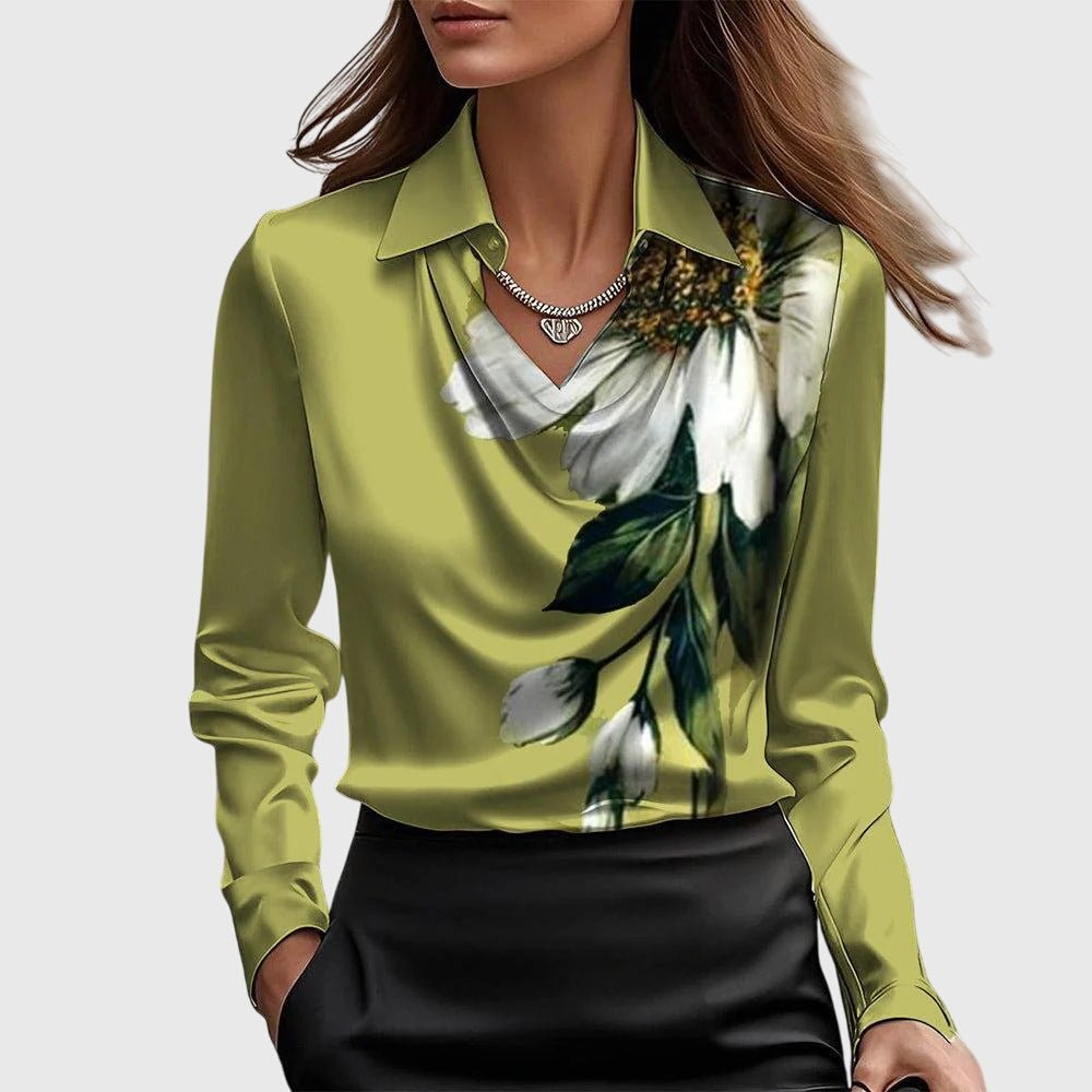 Brooklyn™ | Élégante Blouse en Satin - LUNAEVE