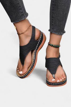 Camille™ | Sandales ergonomiques à semelle orthopédique - LUNAEVE