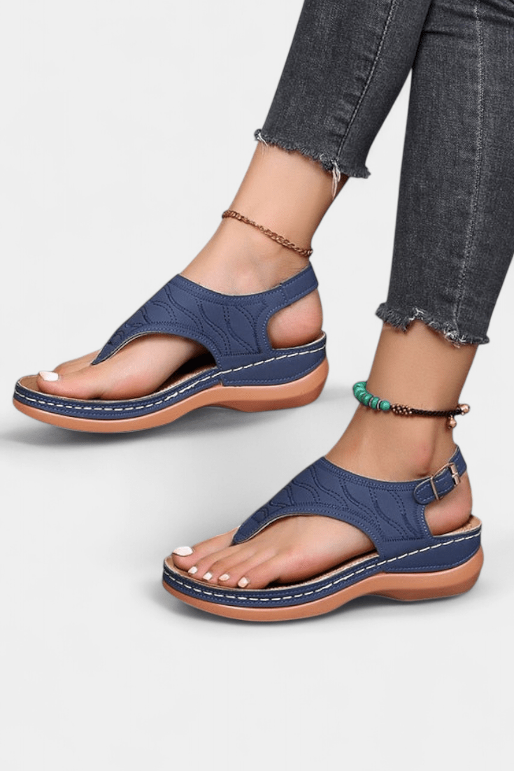 Camille™ | Sandales ergonomiques à semelle orthopédique - LUNAEVE