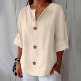 Caroline™ | Chemise en Lin - LUNAEVE