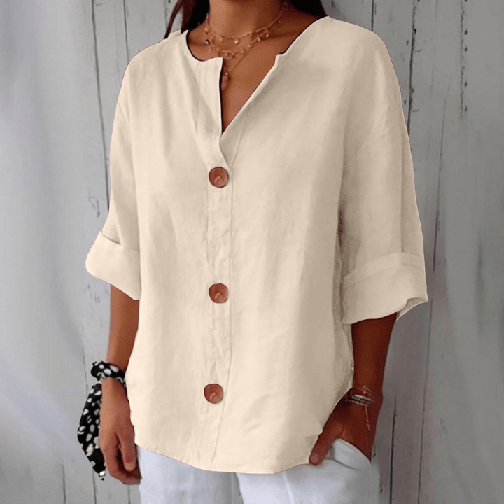 Caroline™ | Chemise en Lin - LUNAEVE