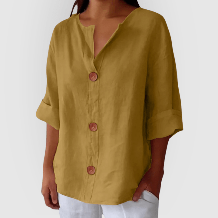 Caroline™ | Chemise en Lin - LUNAEVE