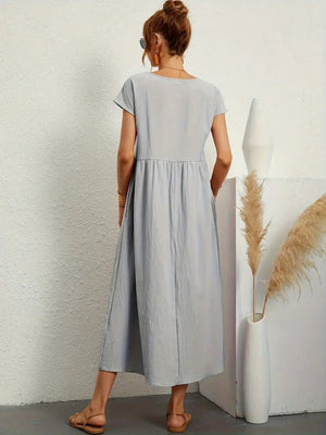 Juliane™ | Robe en lin premium avec poches - LUNAEVE
