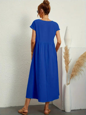 Juliane™ | Robe en lin premium avec poches - LUNAEVE