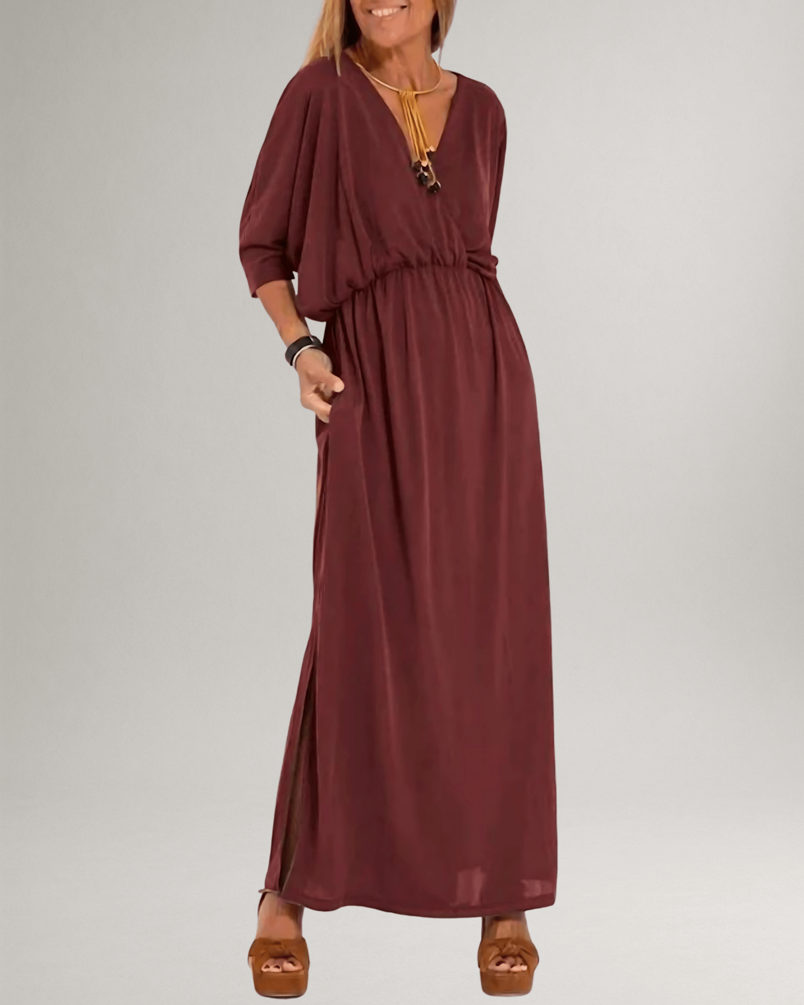 LANI™ | Robe Longue Vintage - LUNAEVE