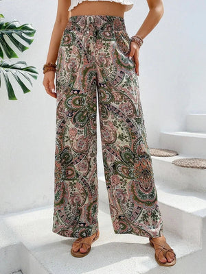 Lauren™ | Pantalon large imprimé - LUNAEVE