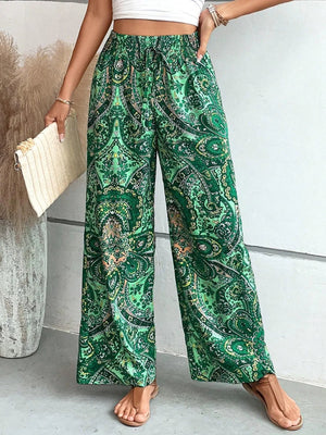 Lauren™ | Pantalon large imprimé - LUNAEVE