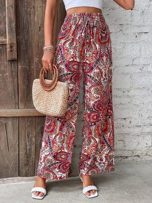 Lauren™ | Pantalon large imprimé - LUNAEVE
