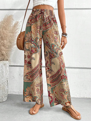 Lauren™ | Pantalon large imprimé - LUNAEVE