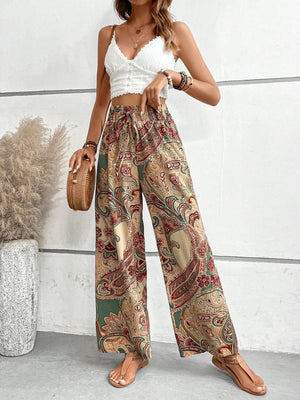 Lauren™ | Pantalon large imprimé - LUNAEVE