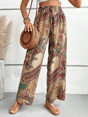 Lauren™ | Pantalon large imprimé - LUNAEVE