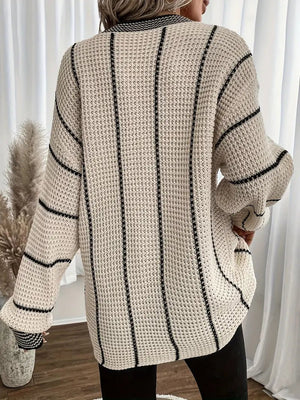 Liora Paris™ | Pull Rayé Décontracté à Manches Longues - LUNAEVE