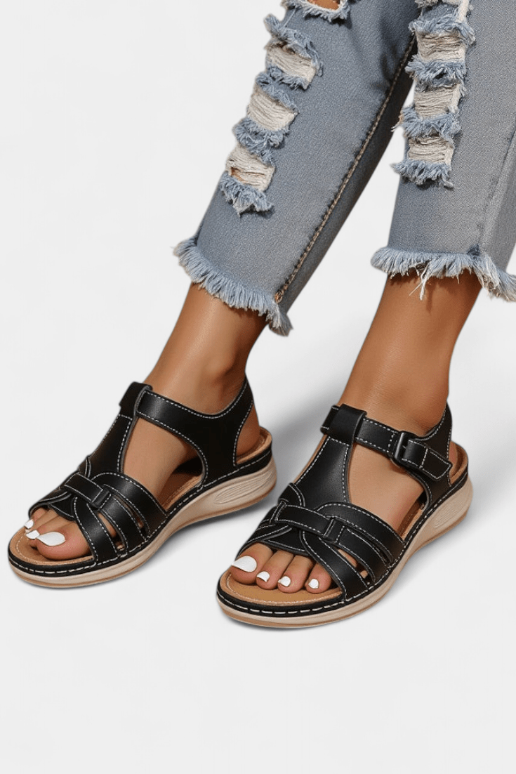 Margot™ | Sandales orthopédiques à plateforme - LUNAEVE