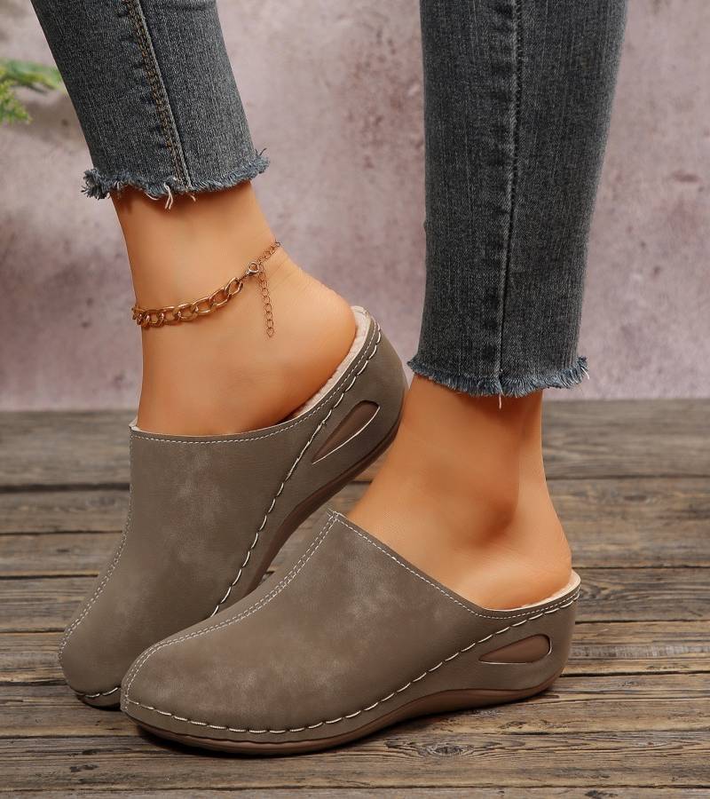 Novi | Chaussons Mule avec Semelle Antidérapante - LUNAEVE