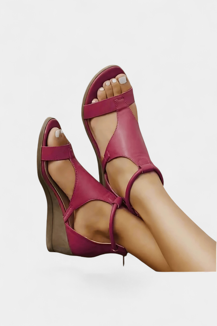 Pauline™ | Sandales Orthopédiques en cuir pour le Quotidien - LUNAEVE