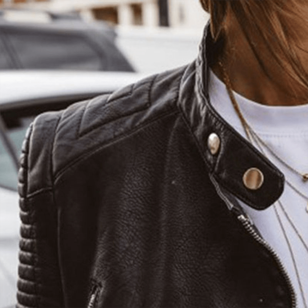 Santana™ | Veste en cuir élégante - LUNAEVE