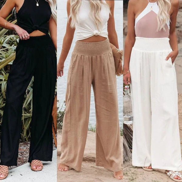 Sienna™ | Pantalon cousu italien de haute qualité - LUNAEVE
